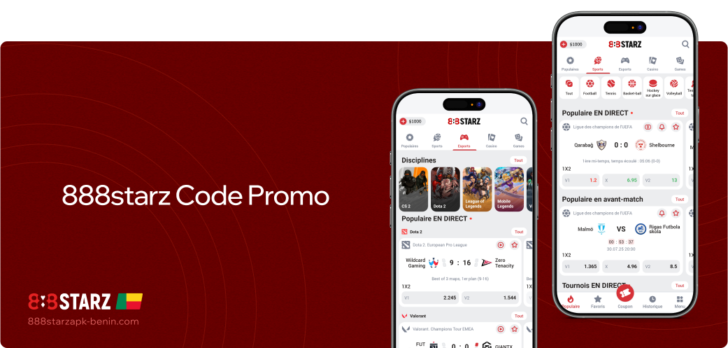 888starz Apk Bénin Code Promo