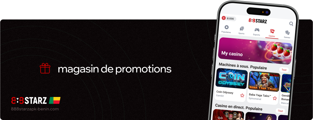 888starz Apk Bénin Magasin de promotions